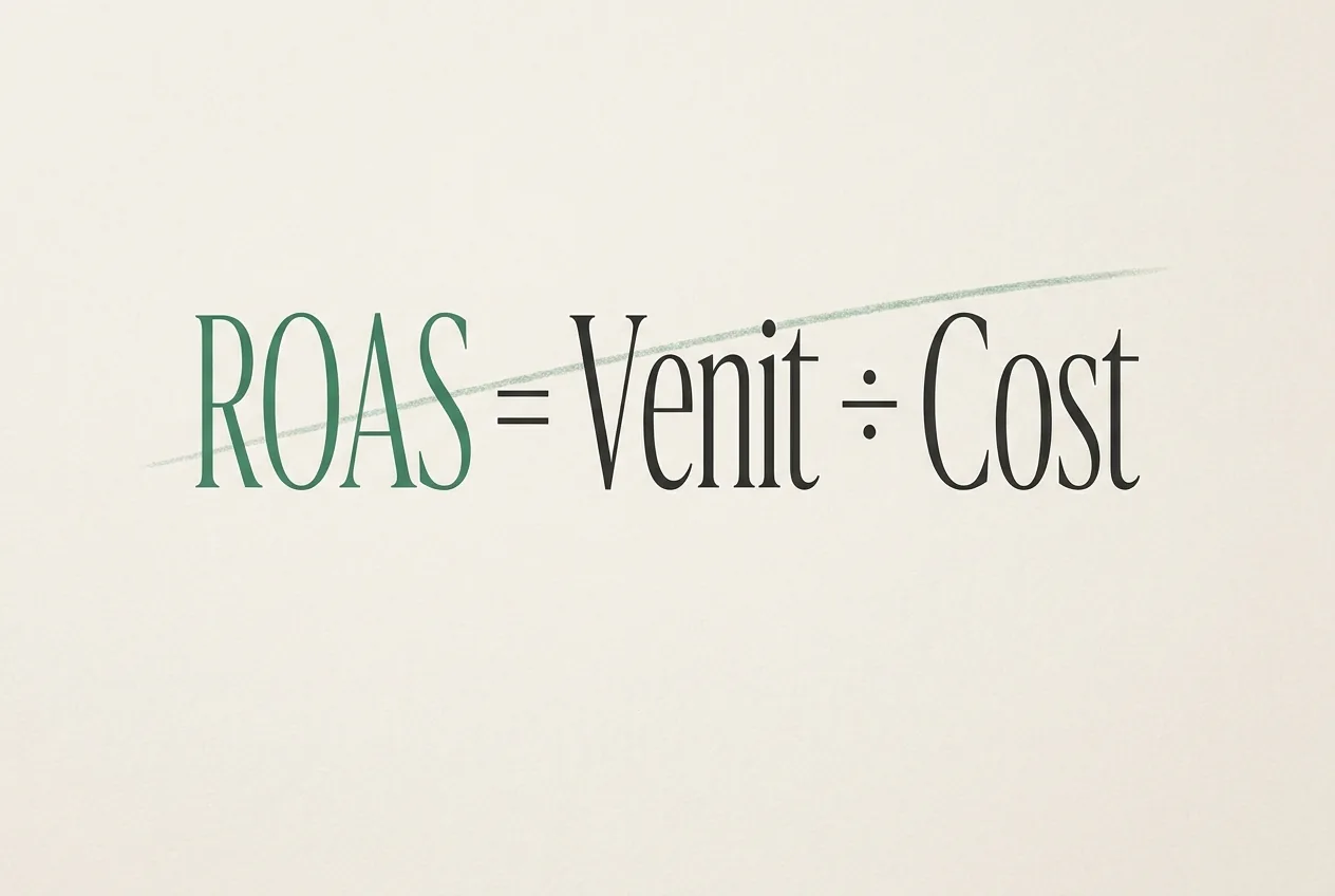 Ce este ROAS și cum se calculează (cu exemple simple)