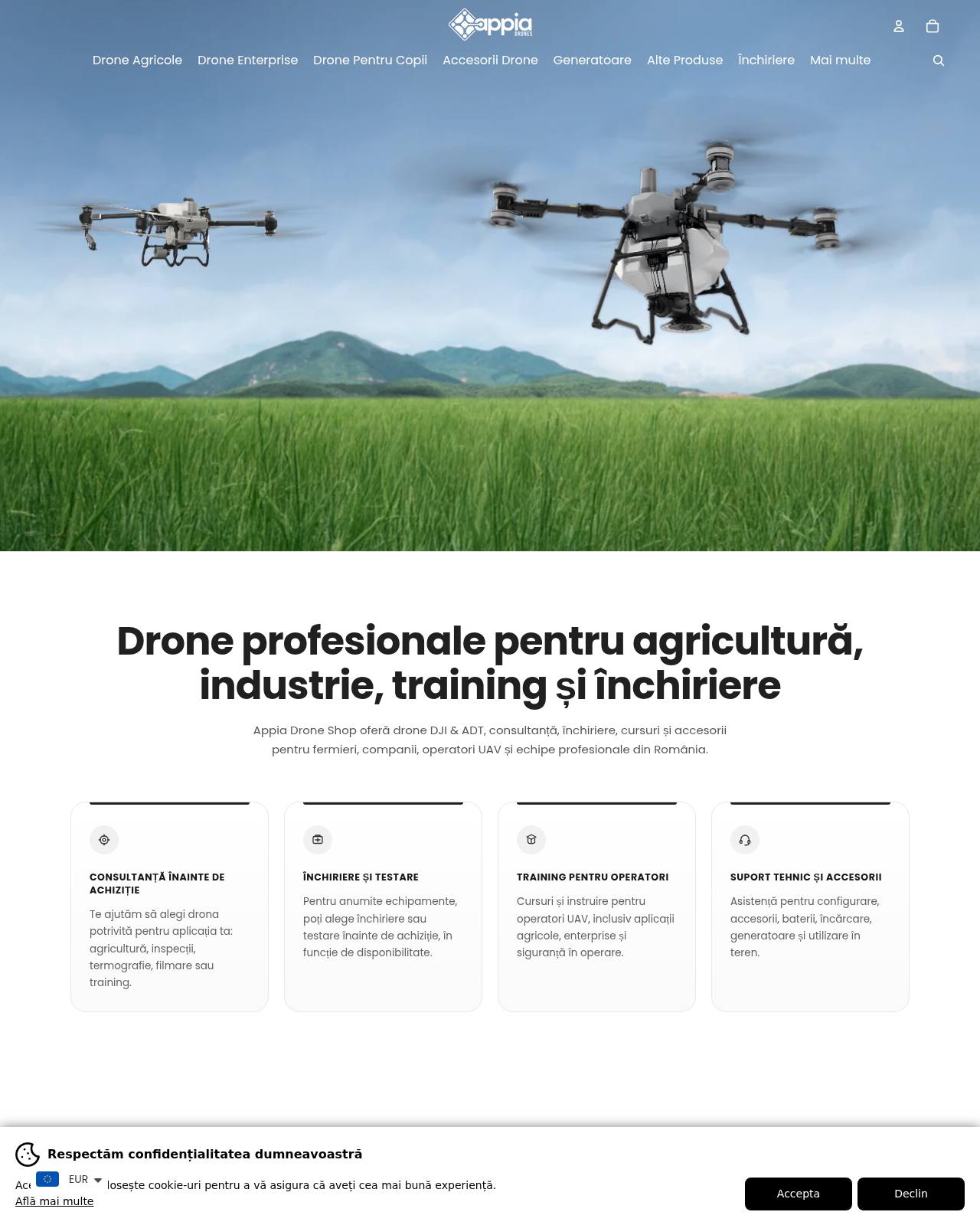 appia-droneshop.ro — magazin online