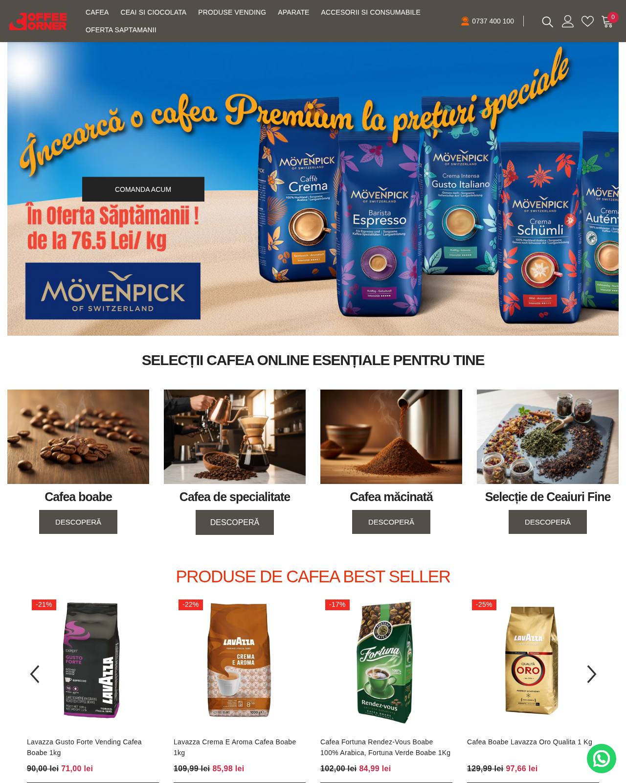 coffeecorner.ro — magazin online