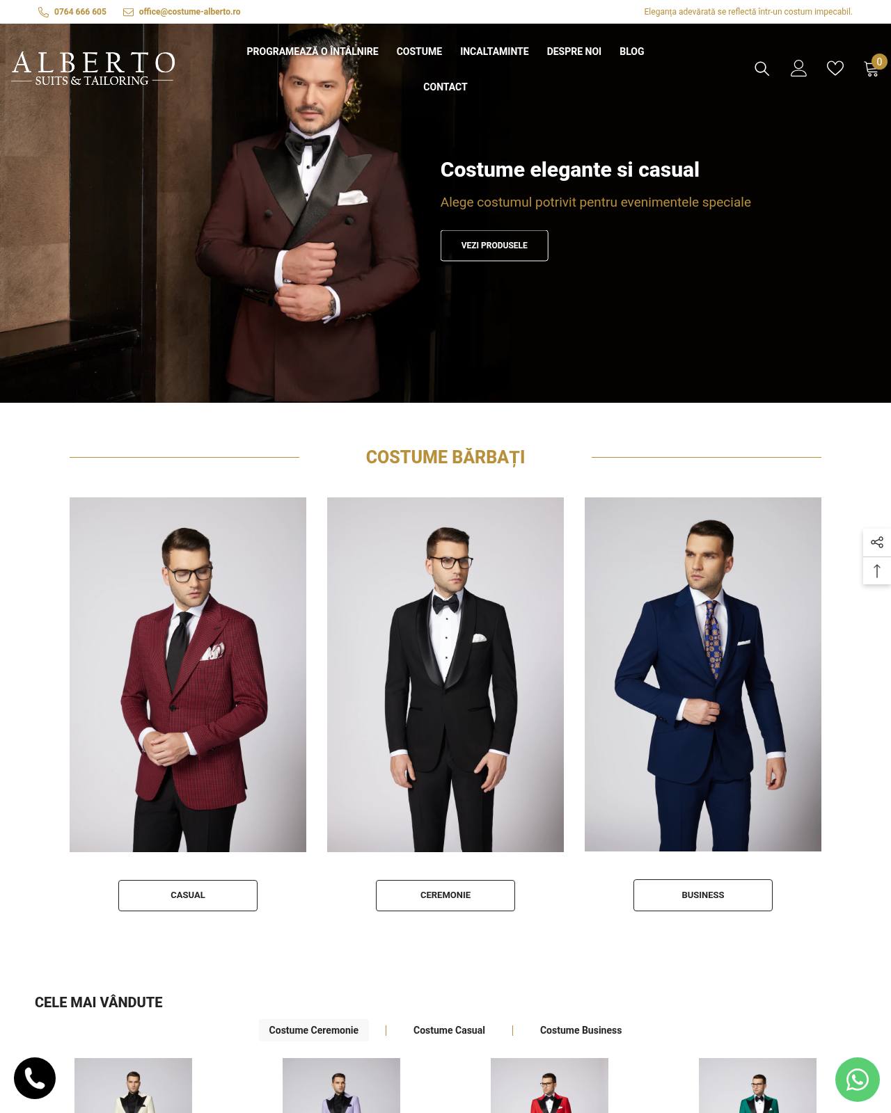 costume-alberto.ro — magazin online
