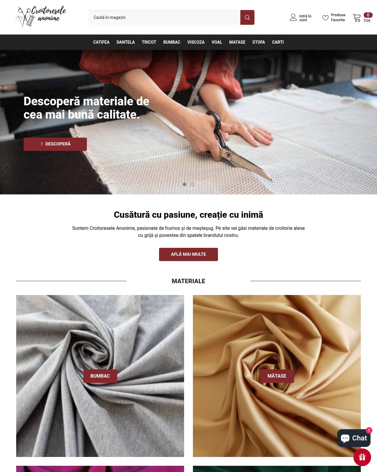 croitoreseleanonime.ro — magazin online