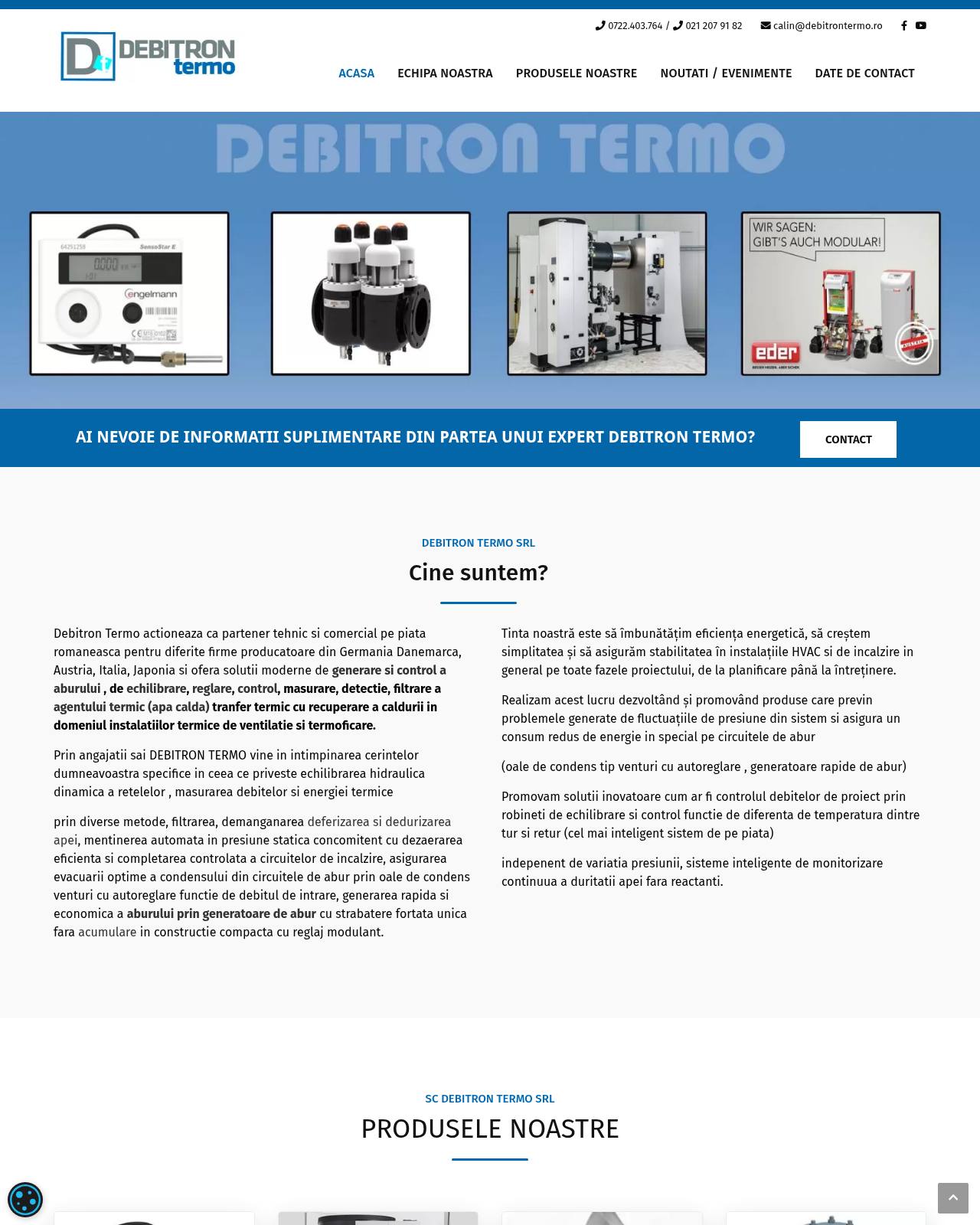 debitrontermo.ro — magazin online