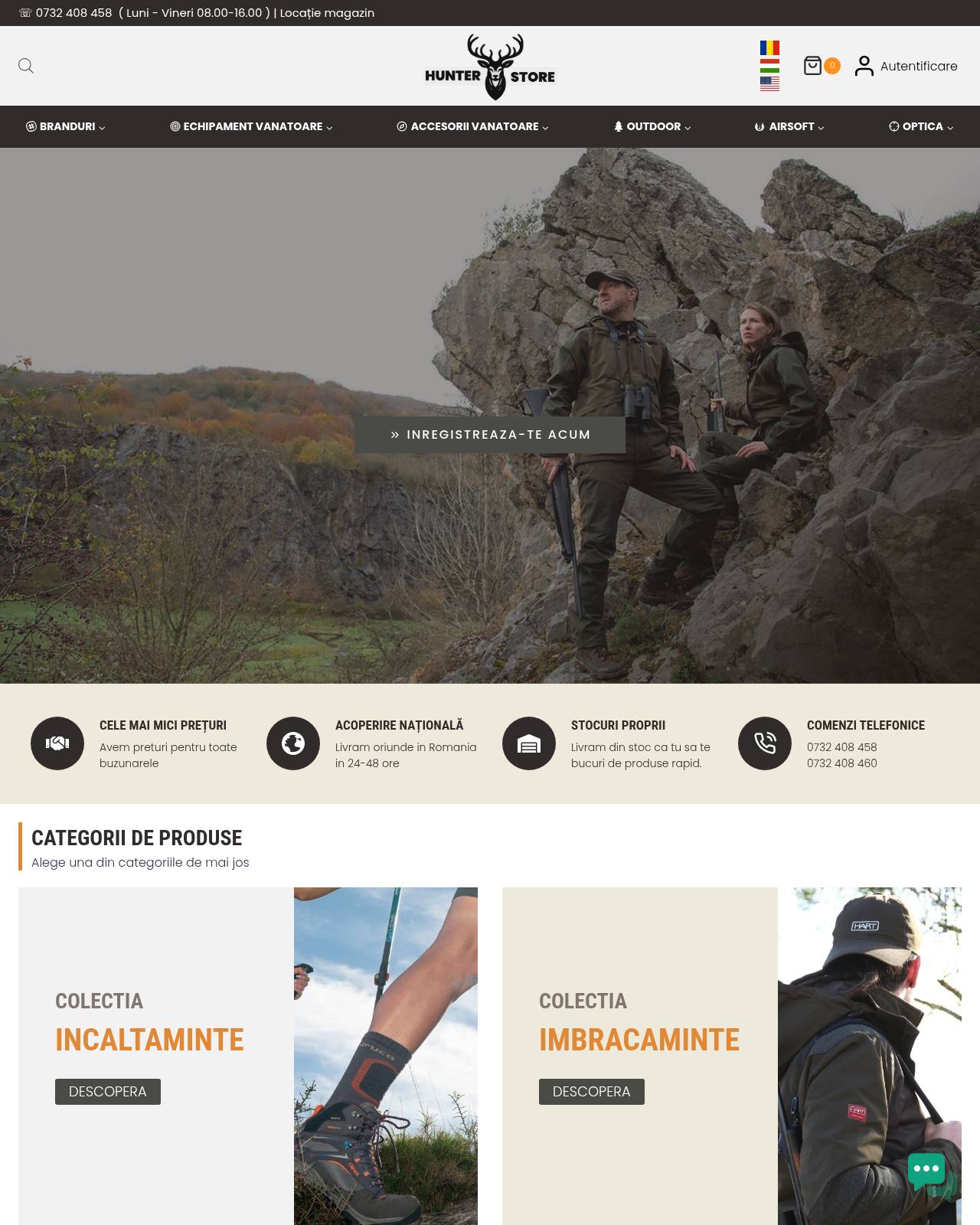 hunterstore.ro — magazin online