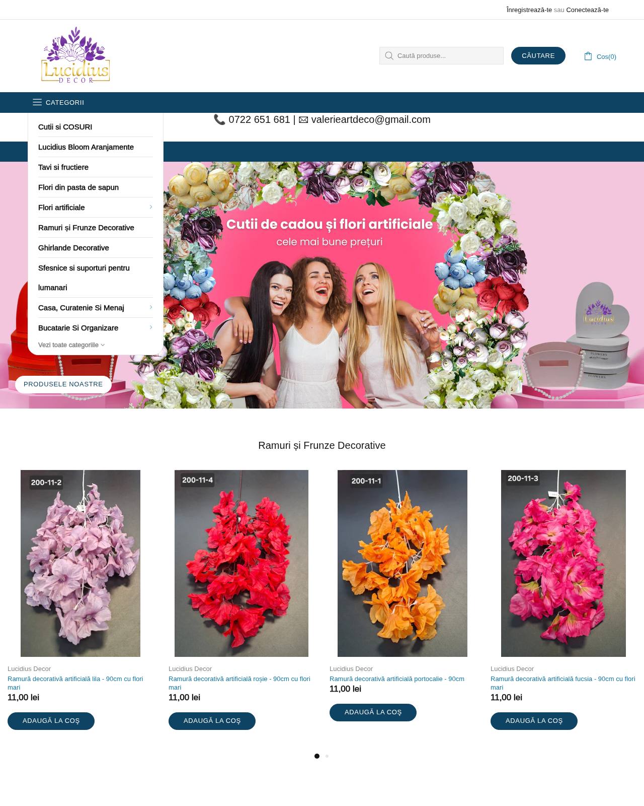 lucidiusdecor.ro — magazin online