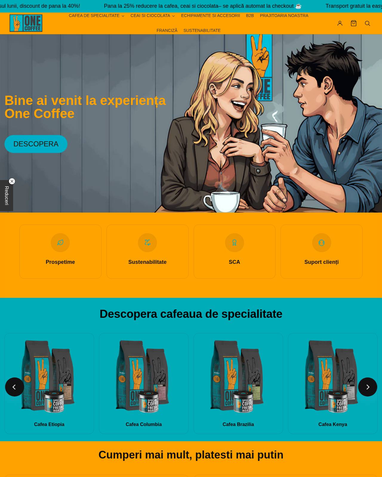 onecoffee.ro — magazin online