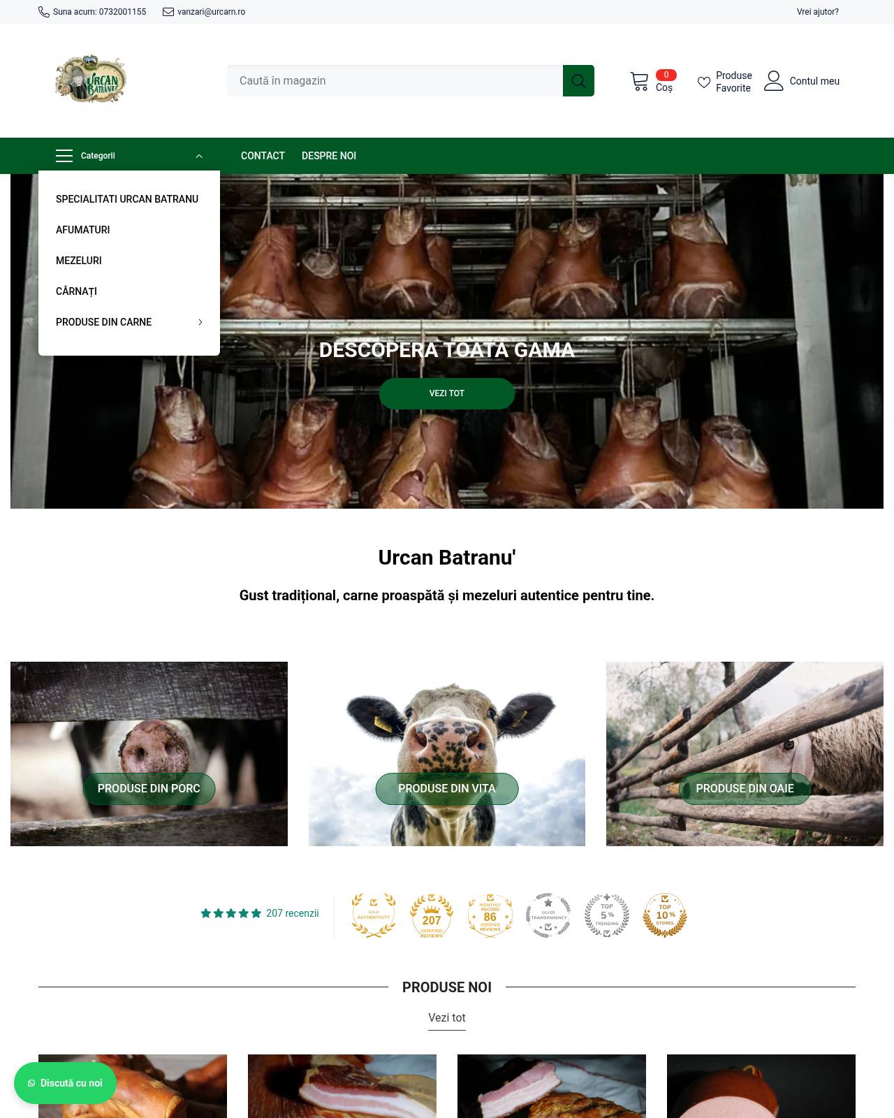 urcanbatranu.ro — magazin online